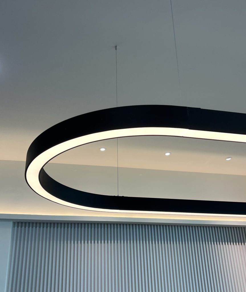 Amcor office renovation meeting room
